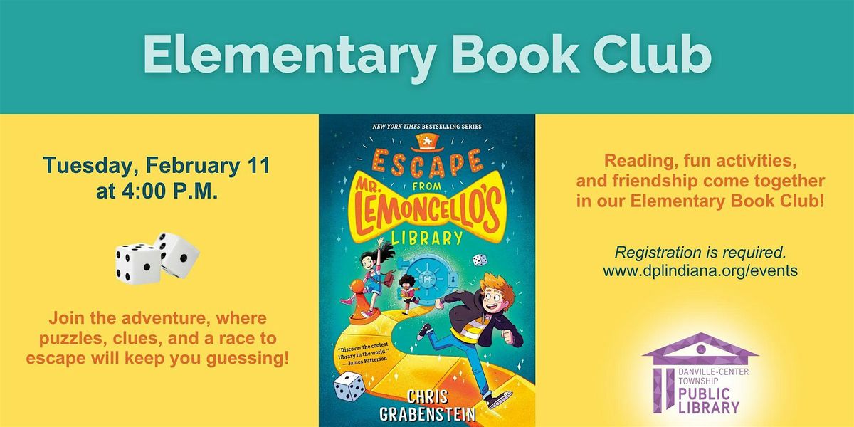 Elementary Book Club