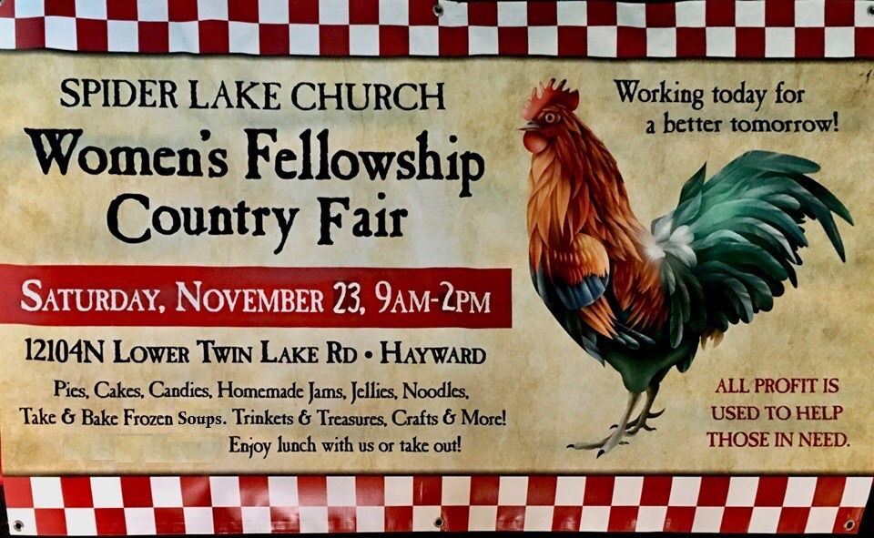 Spider Lake Church Women\u2019s Fellowship Country Fair