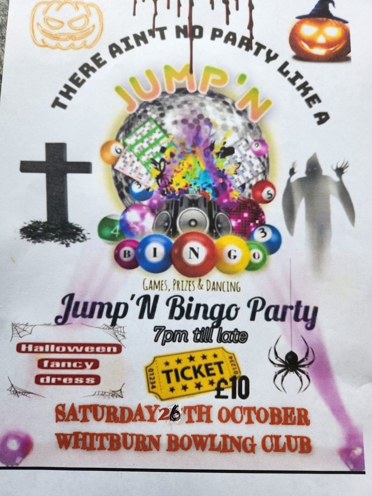 bounce bingo Halloween 