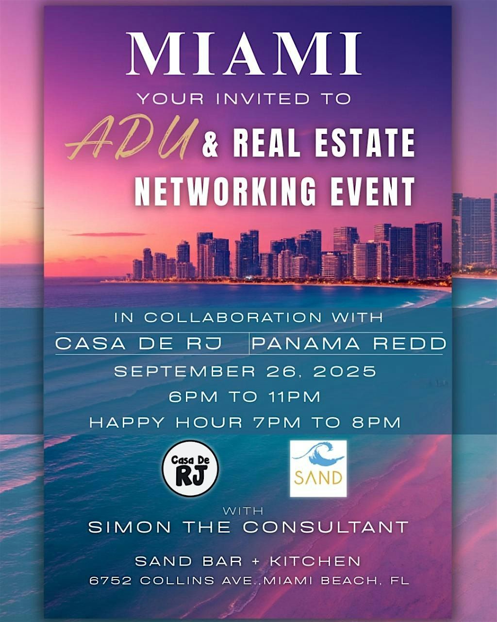 Miami After Party | Sand Bar + Kitchen