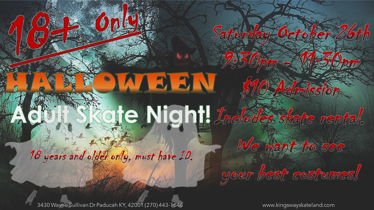 Halloween ADULT Skate Night!