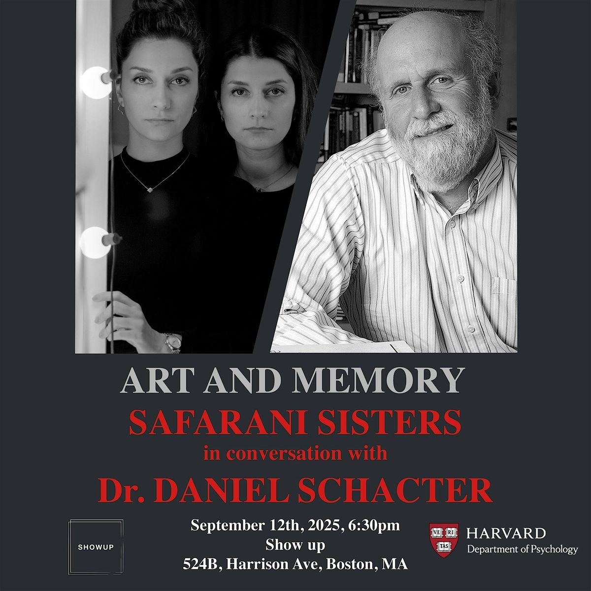 Art and Memory: Safarani Sisters In Conversation with Dr. Daniel Schacter