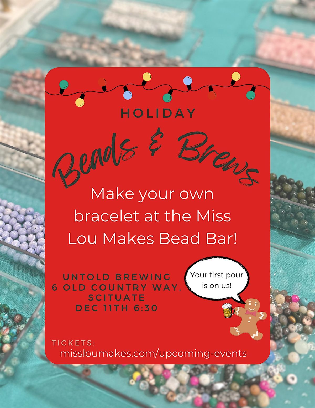 Holiday Beads and Brews at Untold