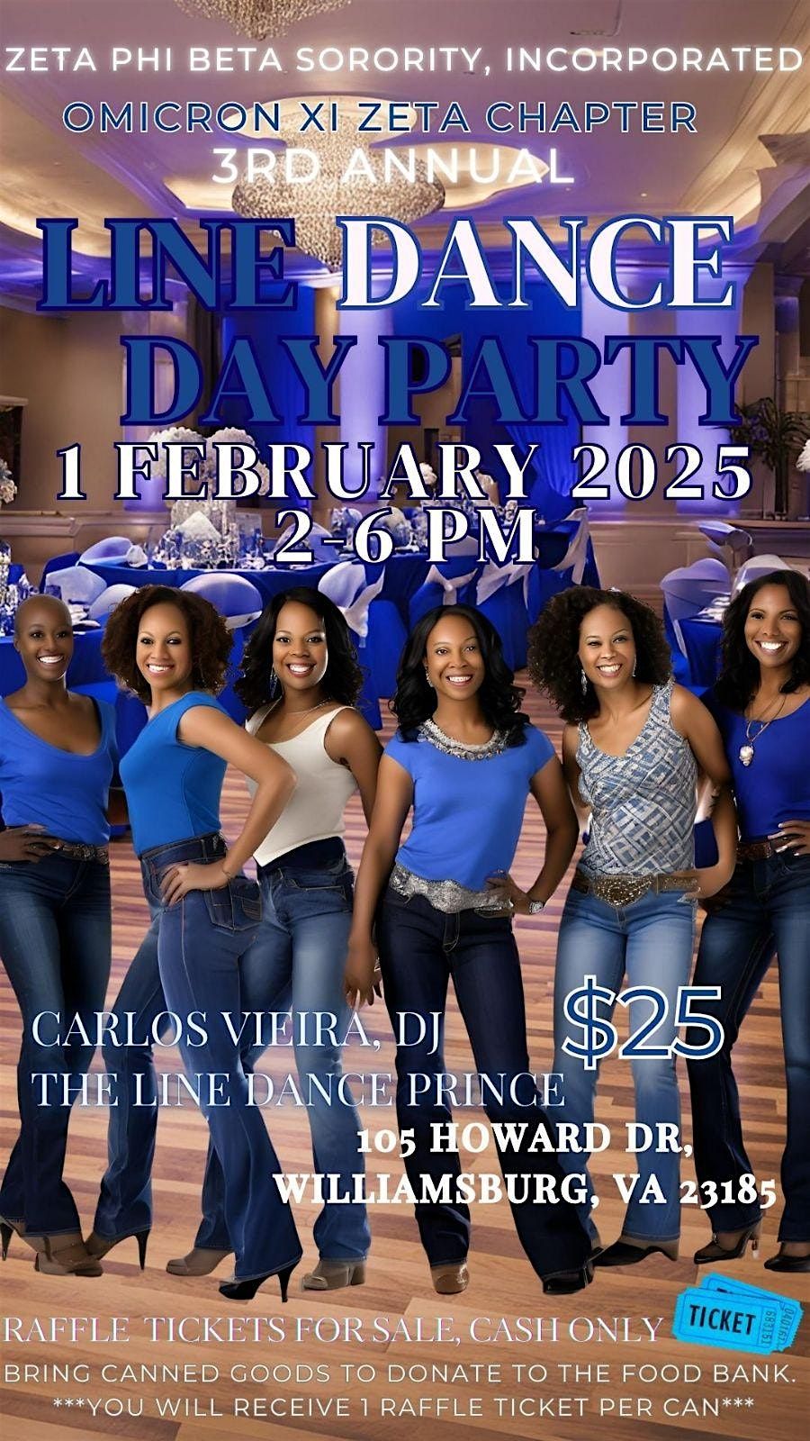 3rd Annual LIne Dance Party