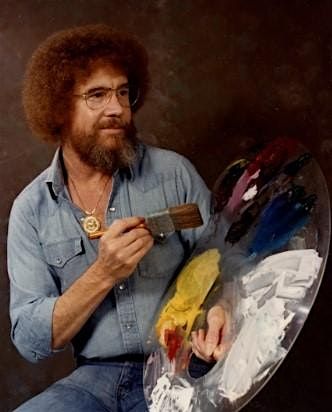 Bob Ross Paint N Sip