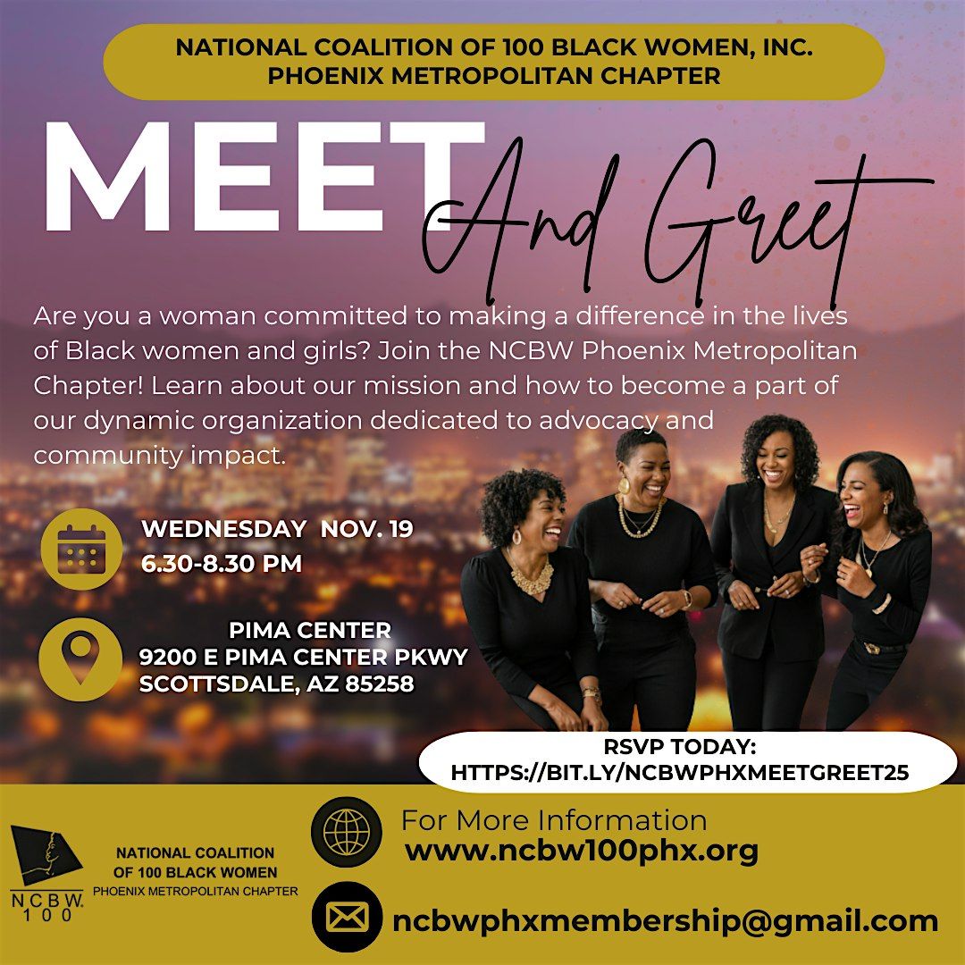 NCBW - Phoenix Fall Meet & Greet