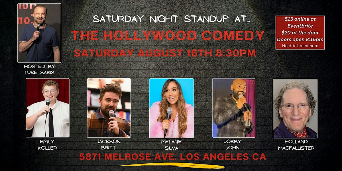 Summertime Standup at The Hollywood Comedy