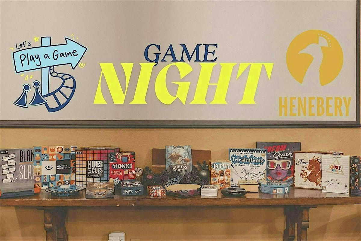 Game Night at Henebery Distillery