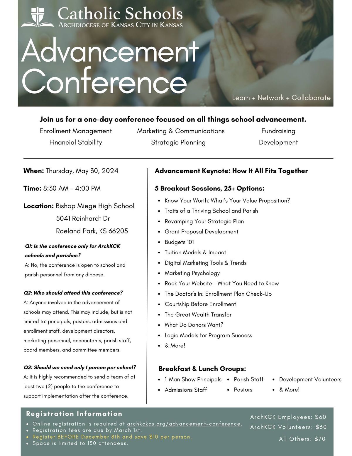 Catholic School Advancement Conference