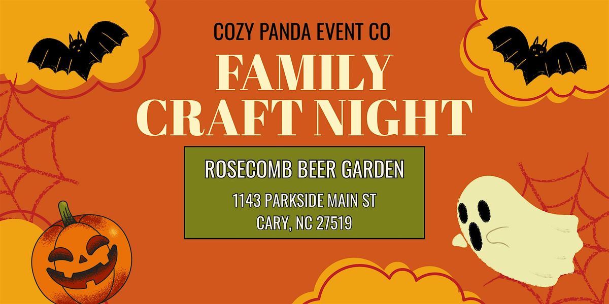 Cozy Panda Event Co Presents: Family Craft Night