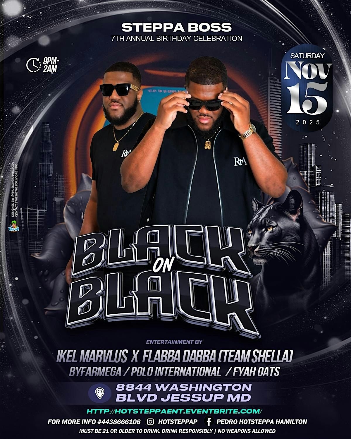 BLACK ON BLACK