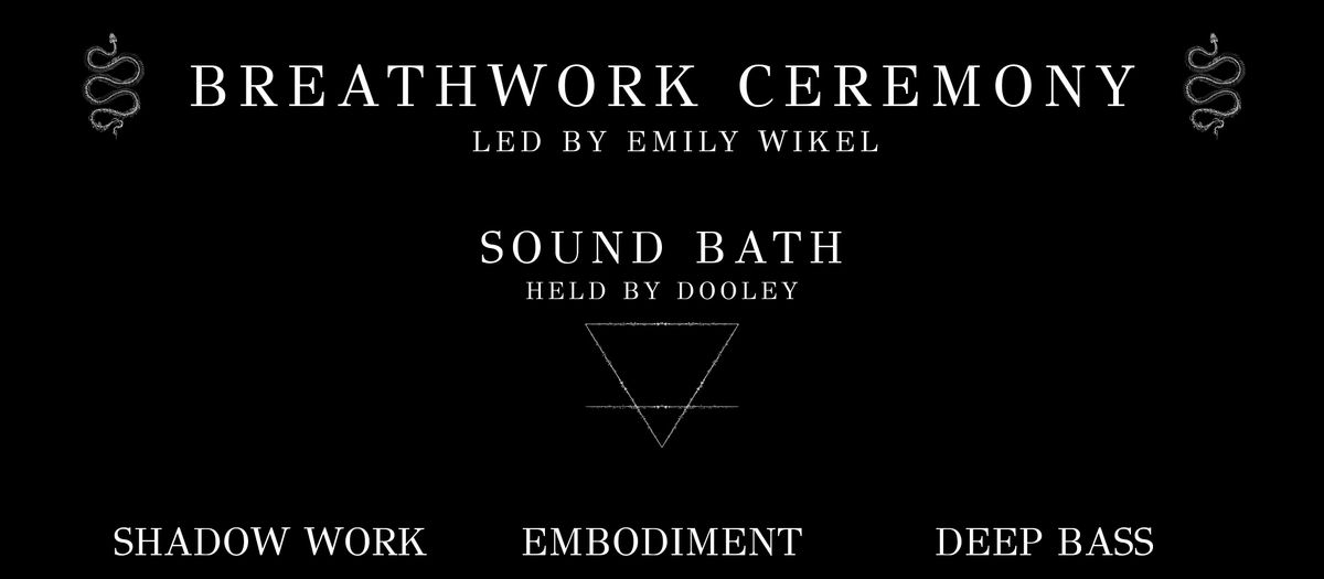 Breathwork & Bass: A Shadow Work Journey with Emily & Dooley