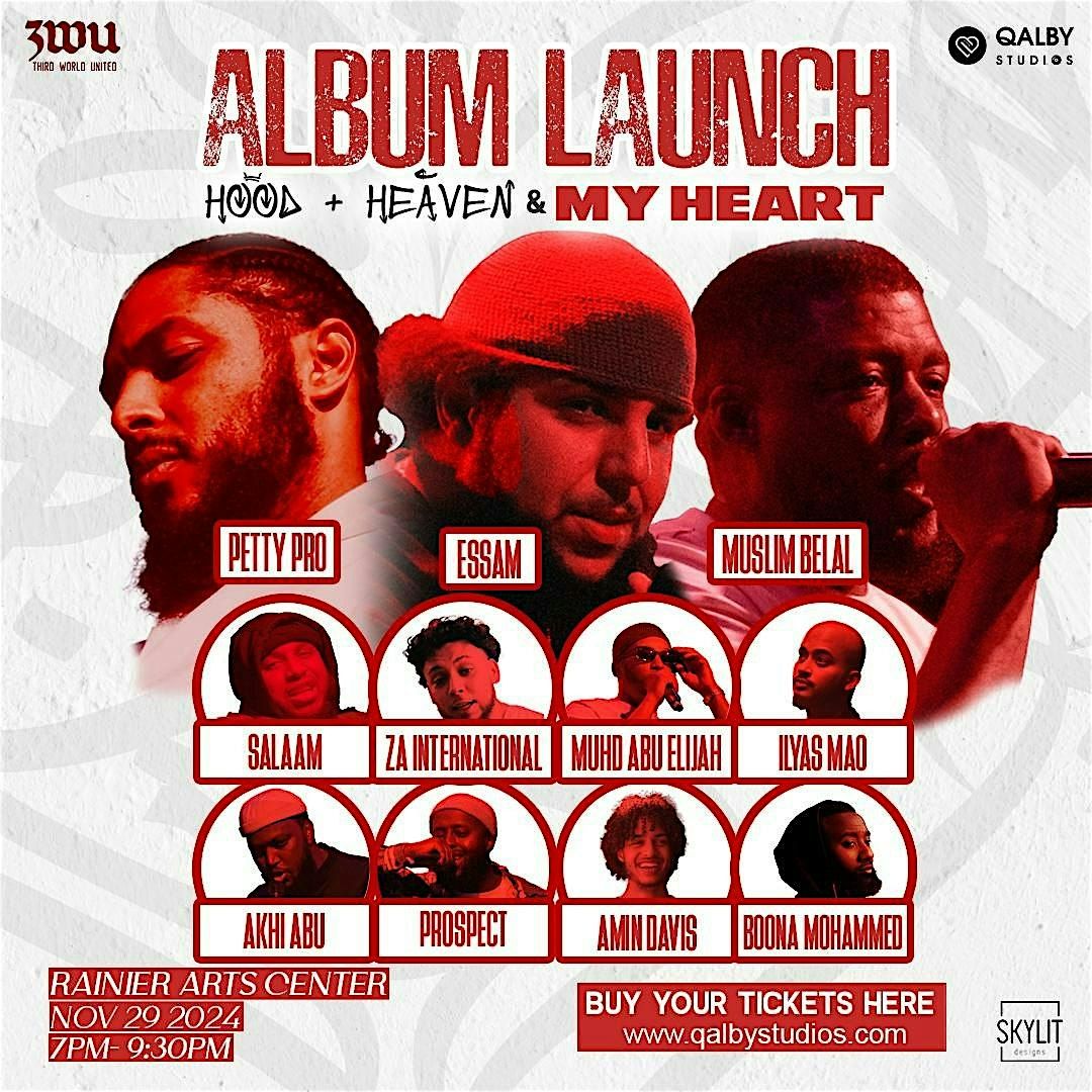 Qalby Studios Presents: MY HEART & HOOD + HEAVEN Album Launch