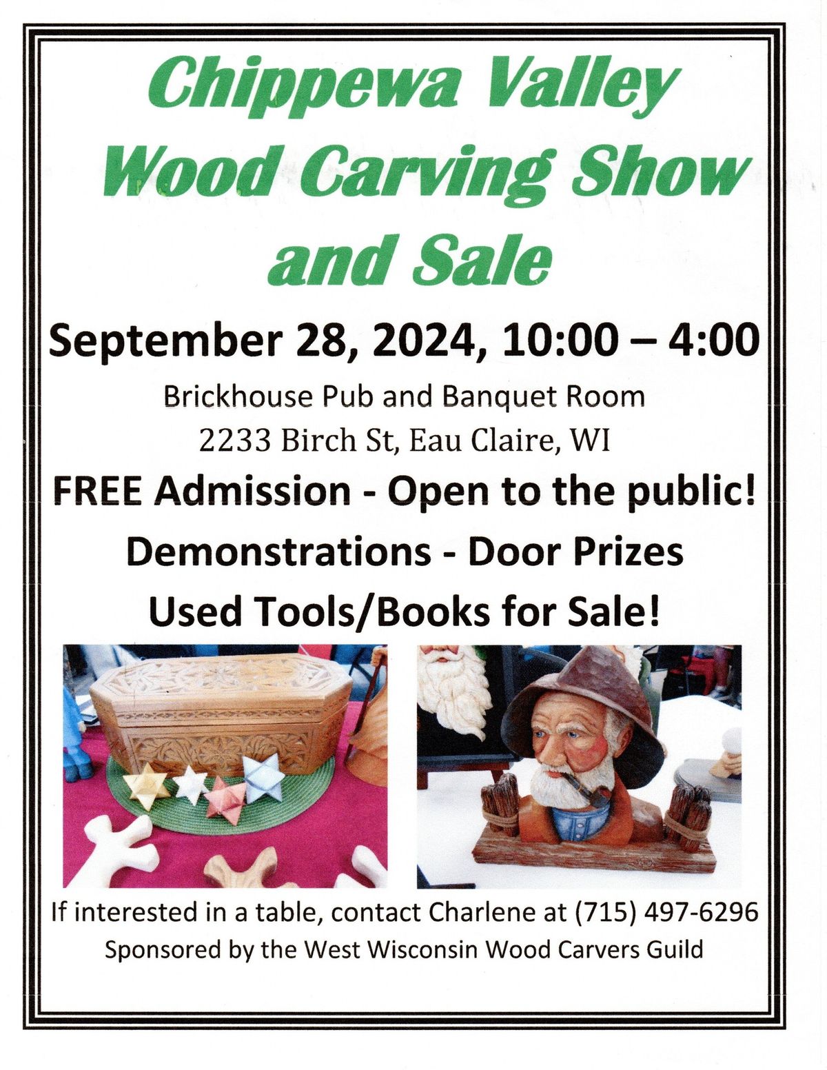 Chippewa Valley Wood Carving Show and Sale