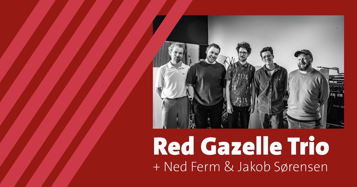 Jazzkoncert med Red Gazelle Trio + Ned Ferm & Jakob S\u00f8rensen