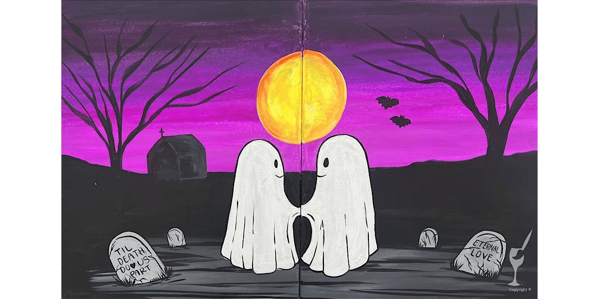 Spooky Eternal Love - Paint and Sip in Houston | Classpop!\u2122