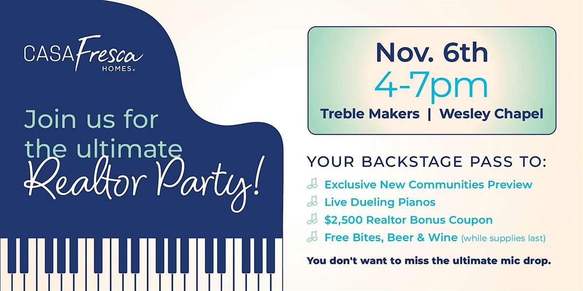 Casa Fresca Homes Realtor Mic Drop Party