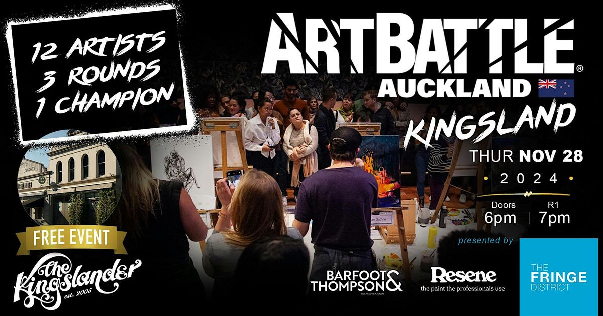 Art Battle Auckland: Kingsland - November 28, 2024