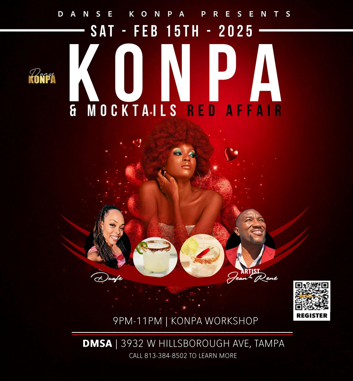 Konpa Dance Workshop and Mocktails: Red Affair