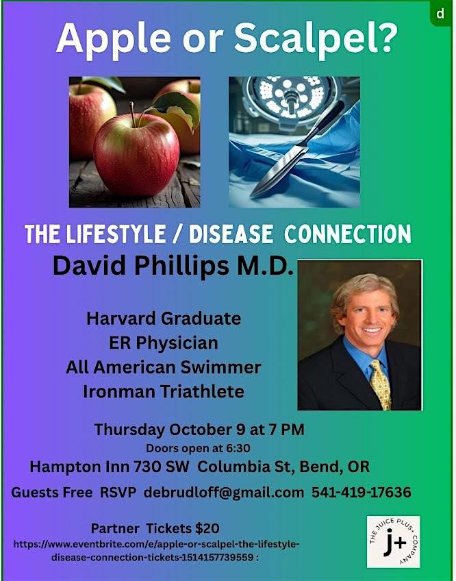 Dr. David Phillips: Apple or Scapple?  The Lifestyle\/Disease Connection