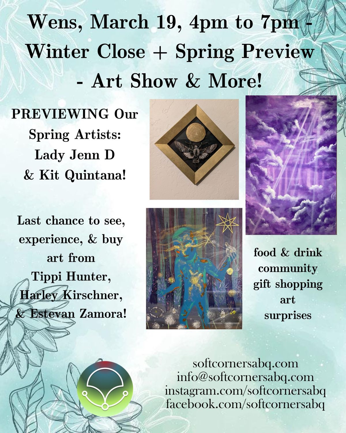 Winter Close + Spring Preview - Art Show & More!