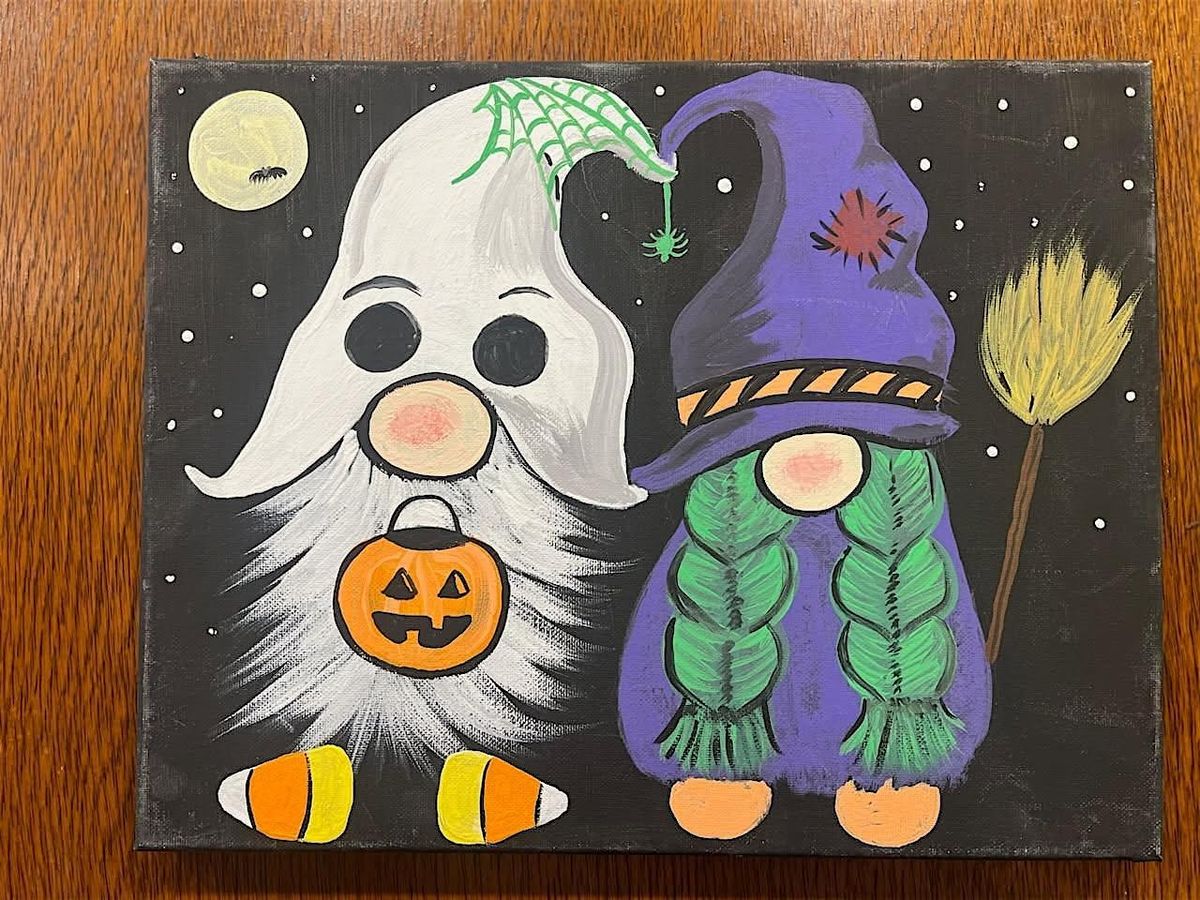 Halloween Gnome Canvas Workshop - KID FRIENDLY! AM