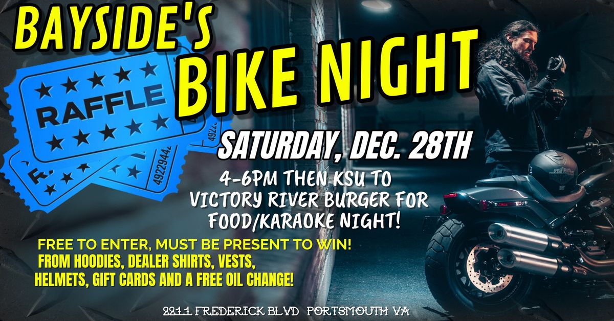 BAYSIDE'S RAFFLE BIKE NIGHT 