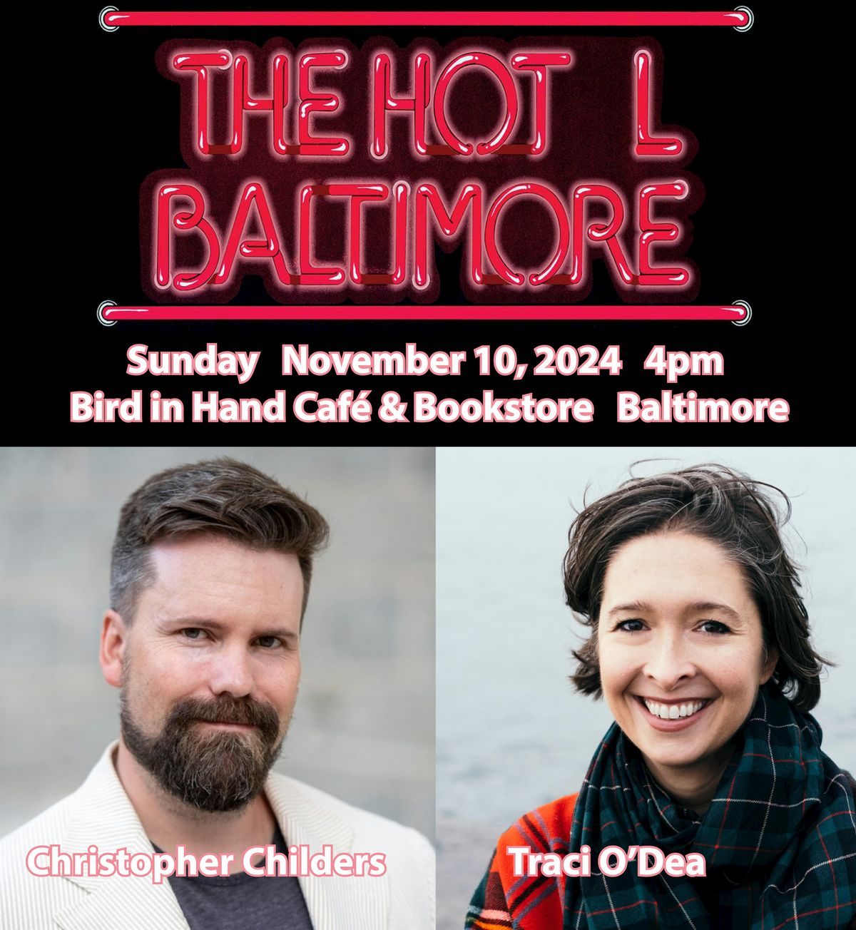 The Hot L Poets Series, Featuring Chris Childers and Traci O'Dea