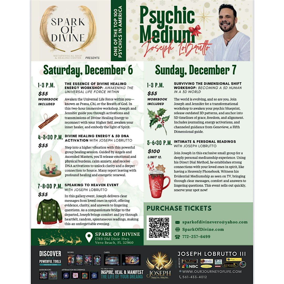 SPEAKING TO HEAVEN EVENT with Joseph LoBrutto