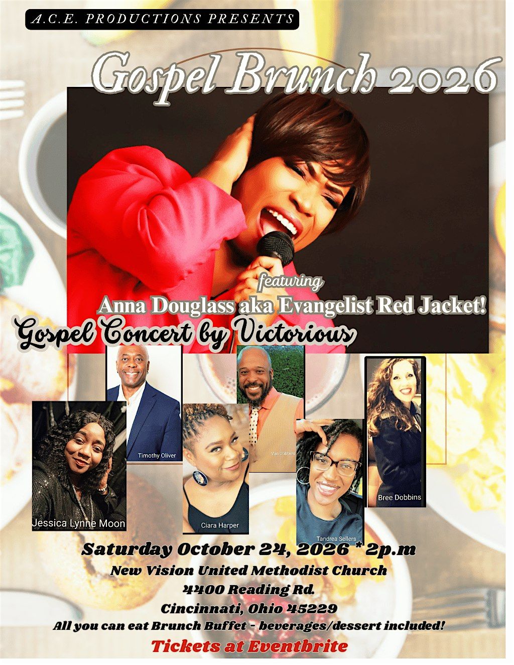 GOSPEL BRUNCH featuring Evangelist Red Jacket!