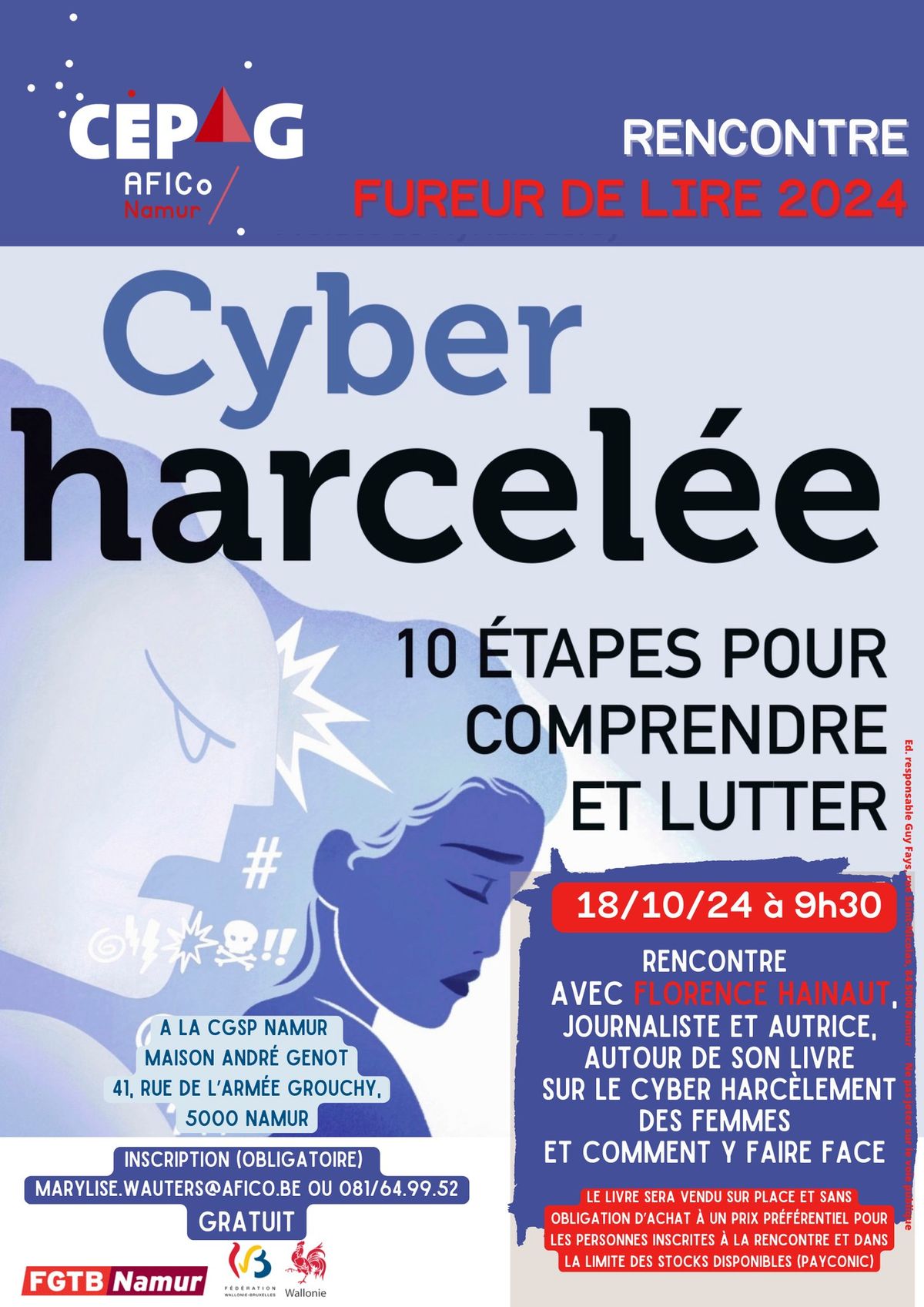 Fureur de lire 2024 | Cyber harcel\u00e9e : 10 \u00e9tapes pour comprendre