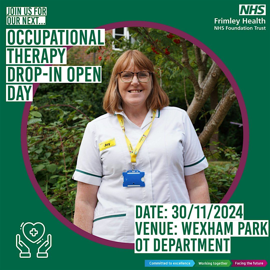 Occupational Therapy Drop-In Open Day on the 30th November