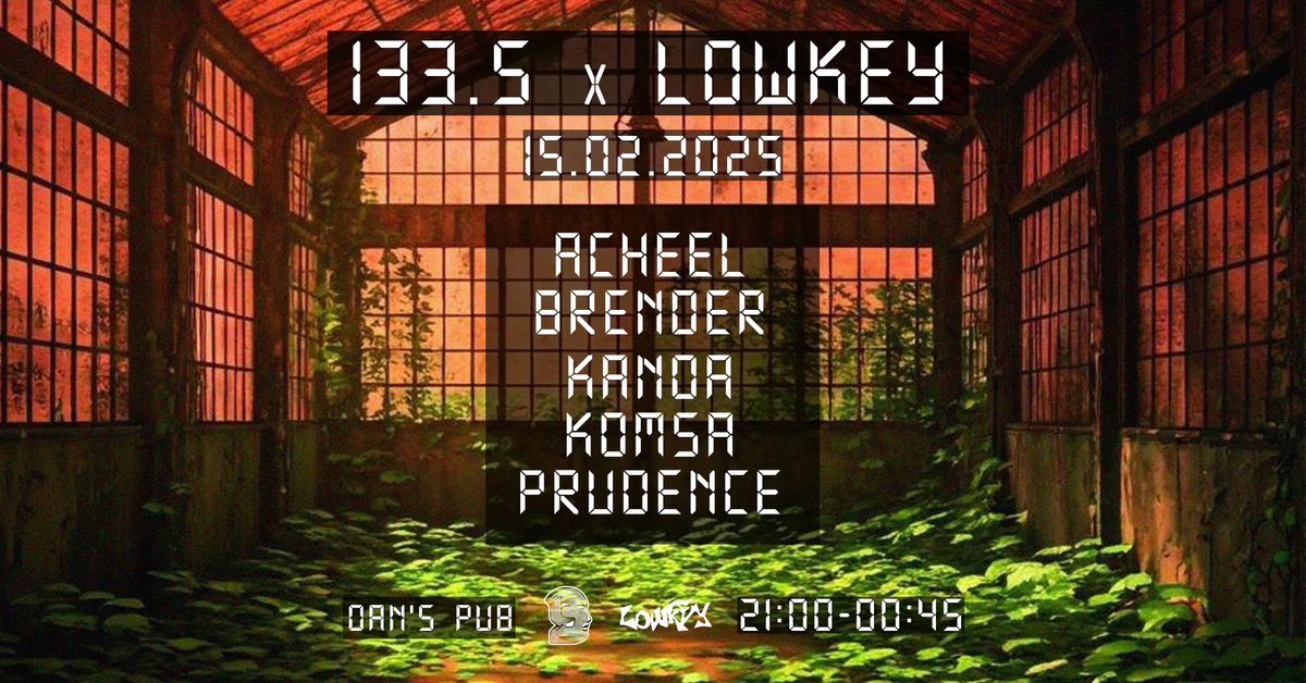 [133.5 x LOWKEY] \u2728 MICRO ELECTRO DEEP TECHNO SESSION \u2728 | DJ SET Oan's Pub \ud83d\udca5