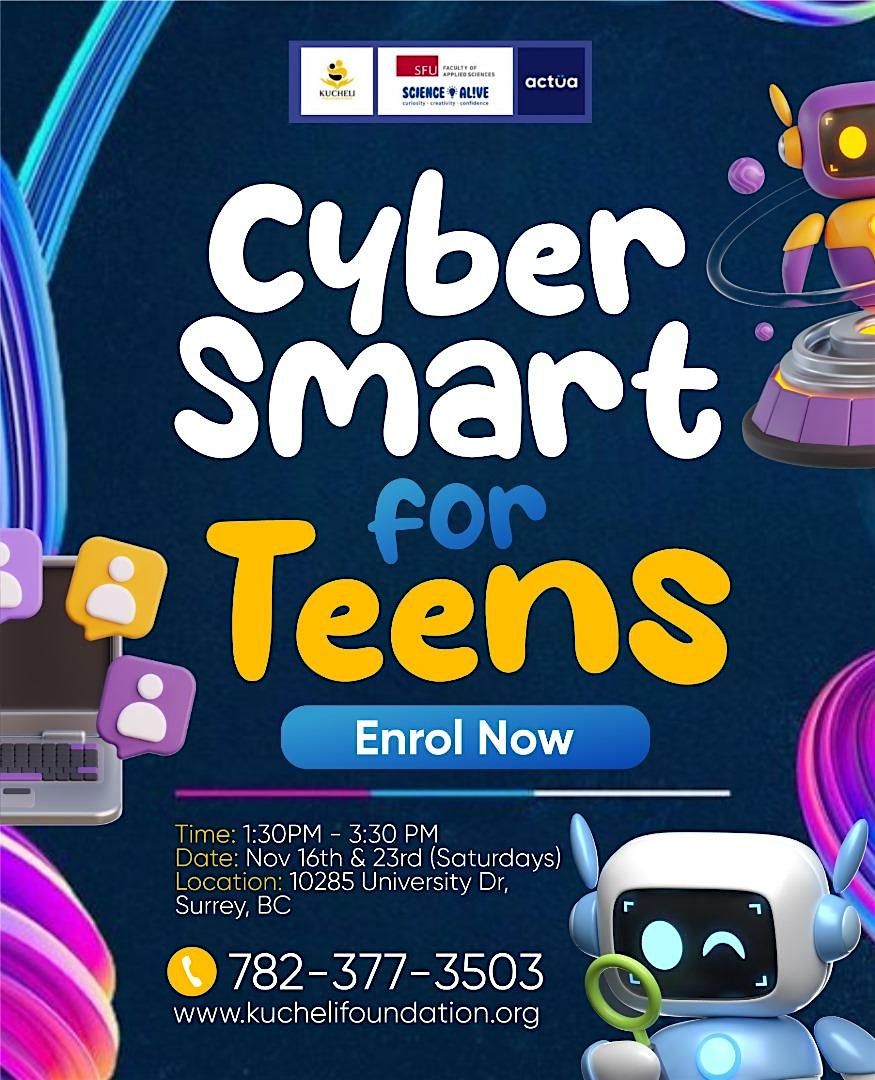 Cyber Smart for Teens  - Computer Science & AI Workshop