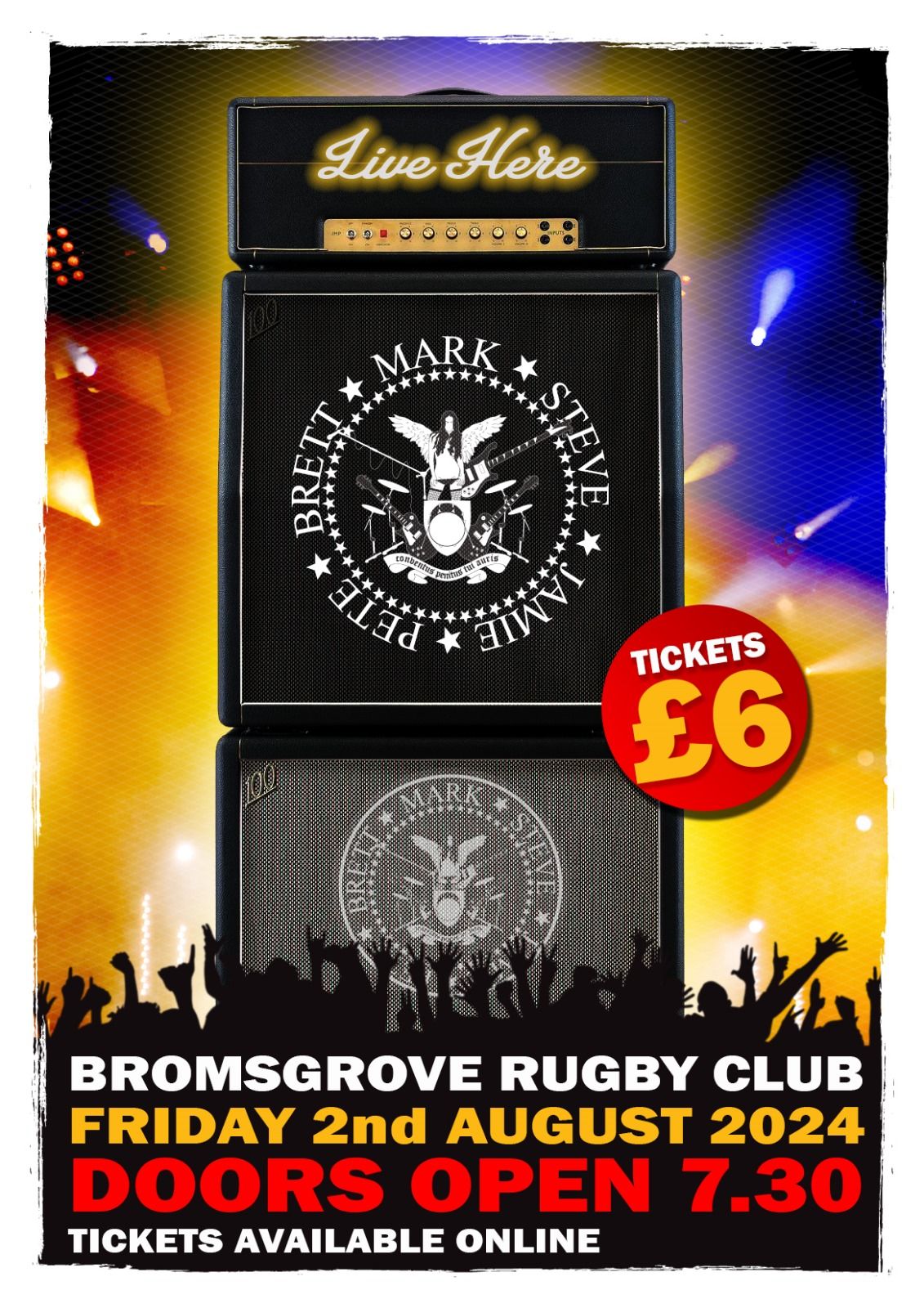 Bromsgrove Rugby Club Gig