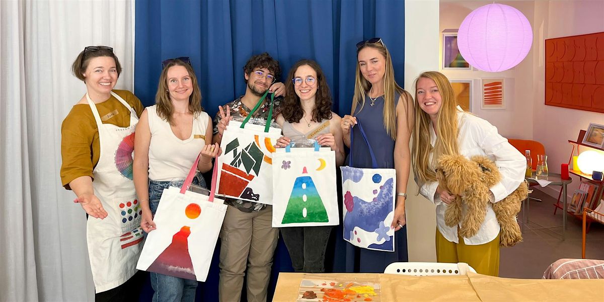 Pattern Play: Design & Paint Your Own Tote Bag