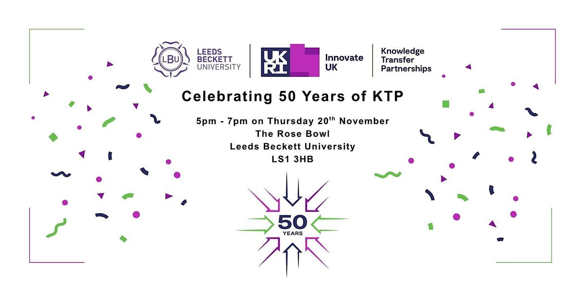 Celebrating 50 Years of Knowledge Transfer Partnerships