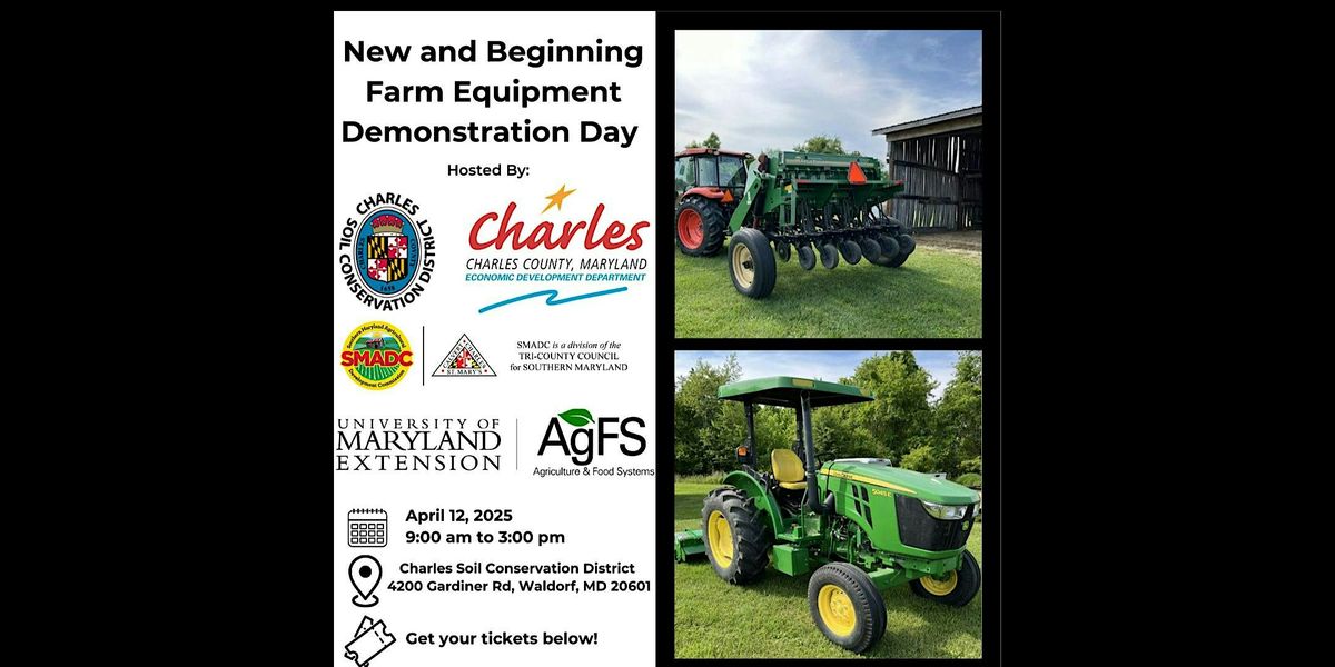 New and Beginning Farmer Equipment Demonstration Day