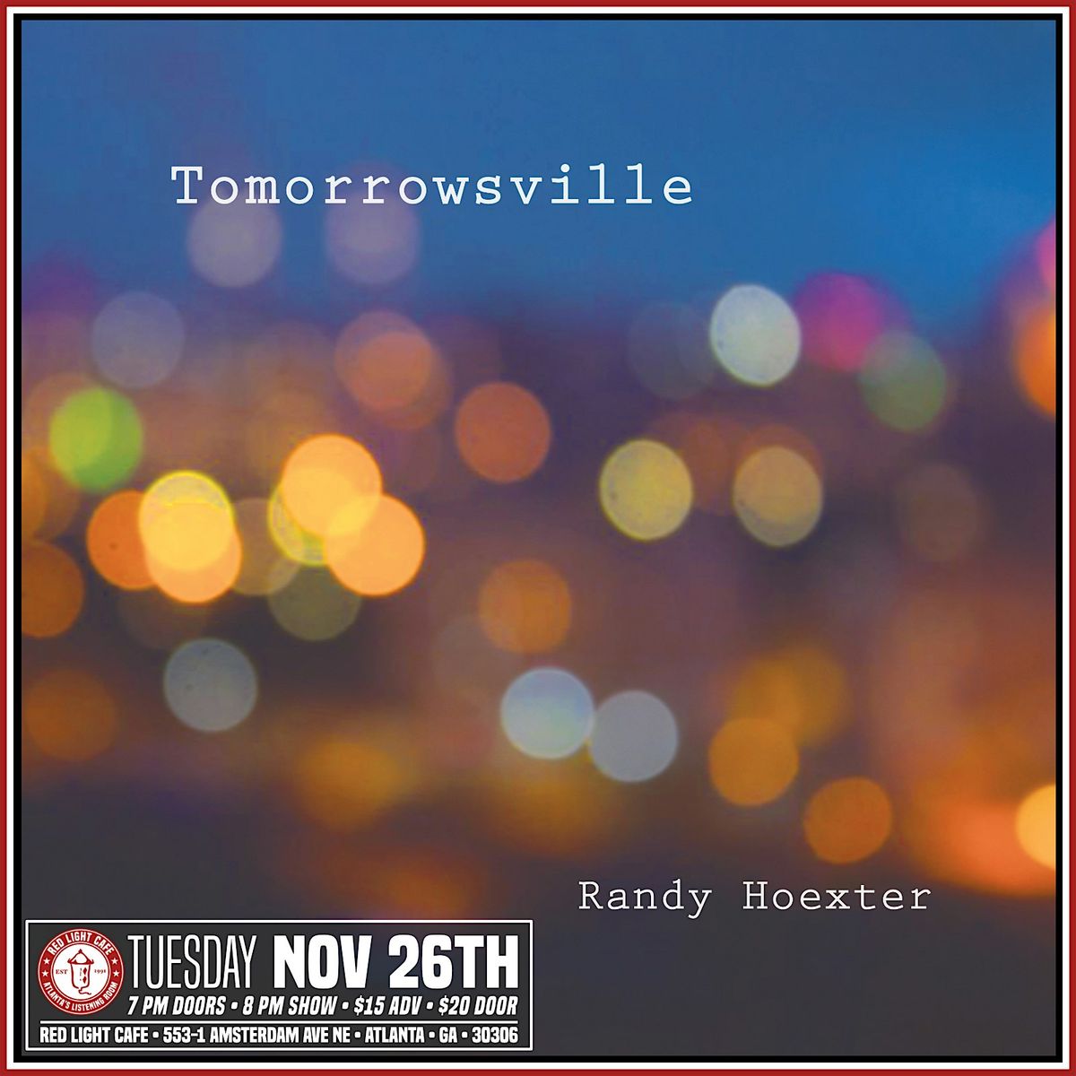 Randy Hoexter's Tomorrowsville CD Release Party (Jazz)