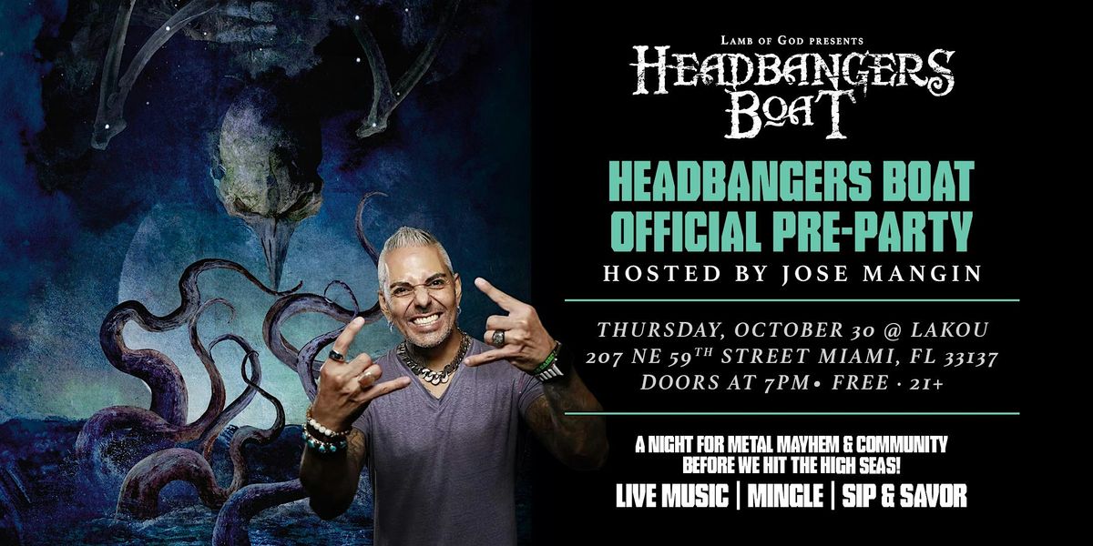 Headbanger's Boat Official Miami Pre-Party