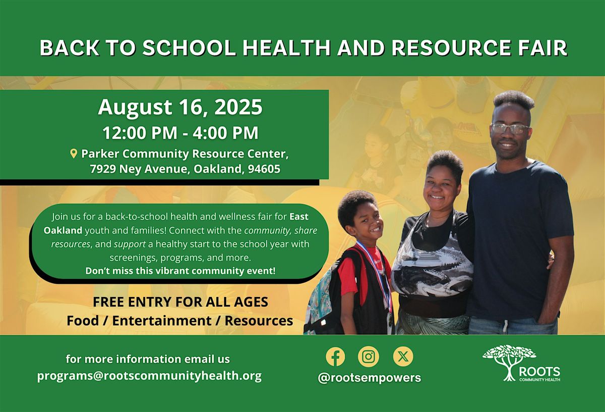 Back to School Health & Resource Fair