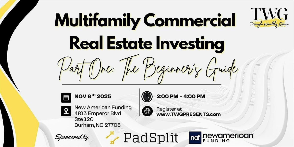 TWG Presents . . . Multifamily Commercial Real Estate Investing Part 1