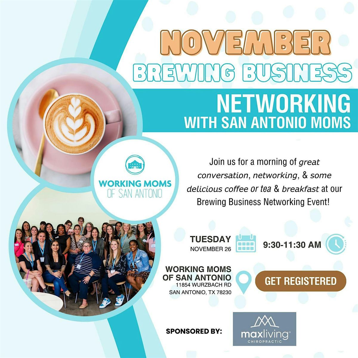 November Brewing Business: Coffee & Networking for San Antonio Moms