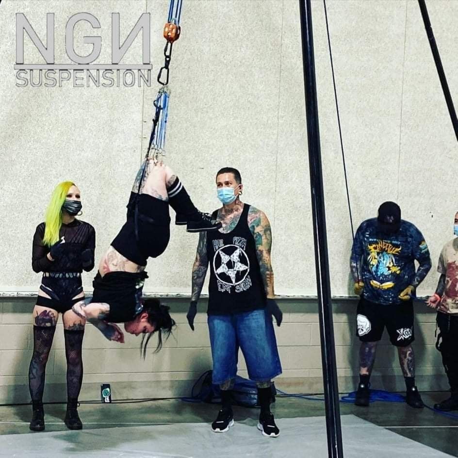 NGN Suspension at the 1st Annual Charlotte Tattoo Arts Convention