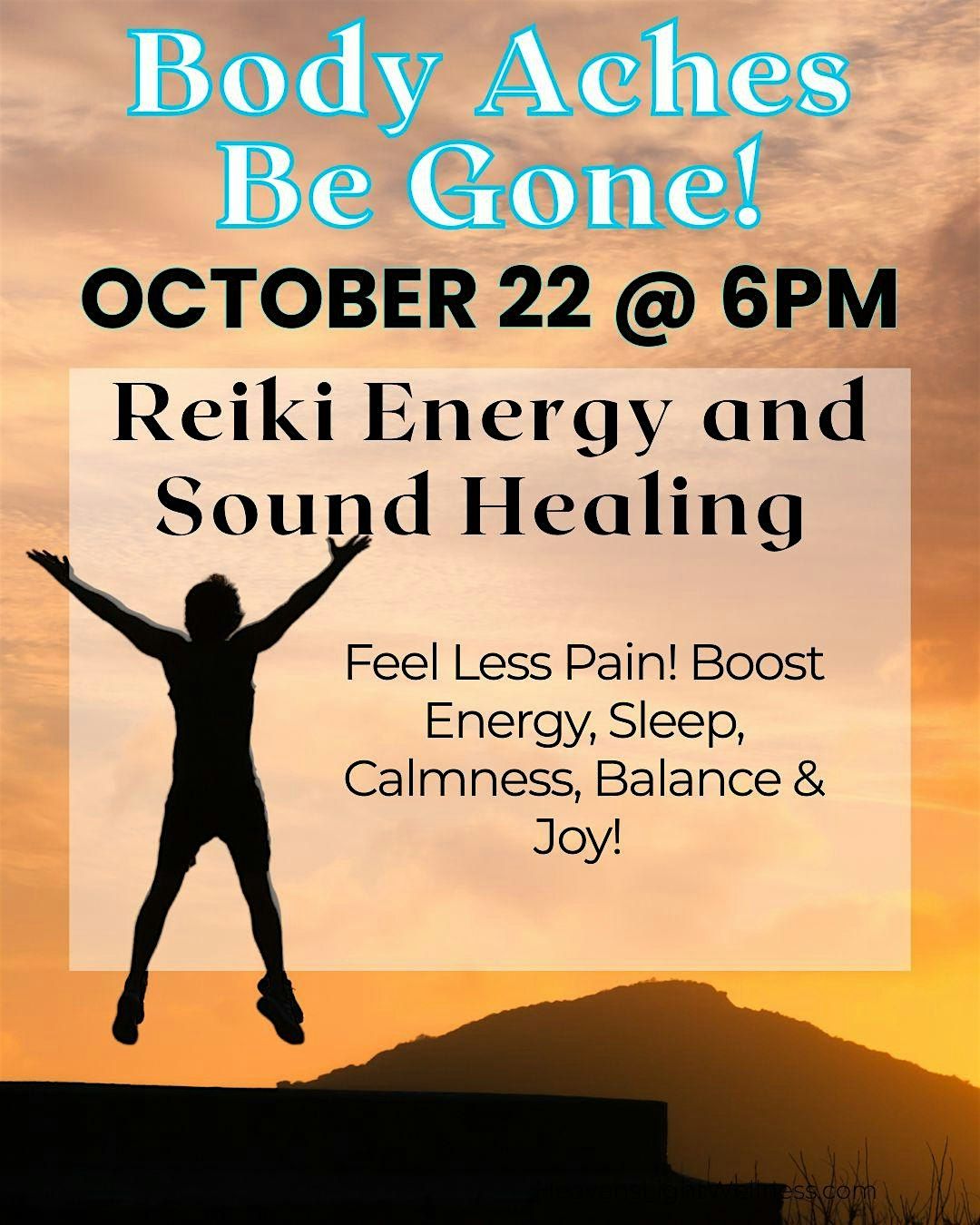 Body Aches be Gone! October