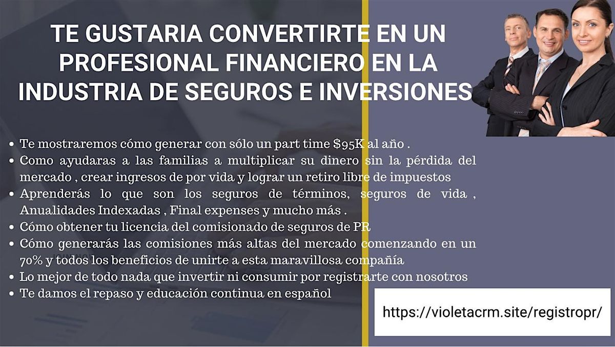 Convi\u00e9rtete en un profesional de seguros