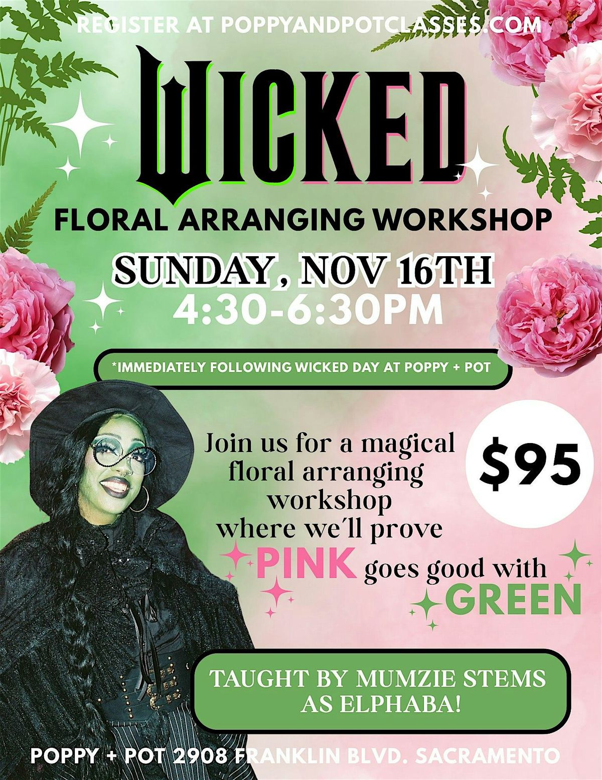Wicked Floral Arranging Workshop