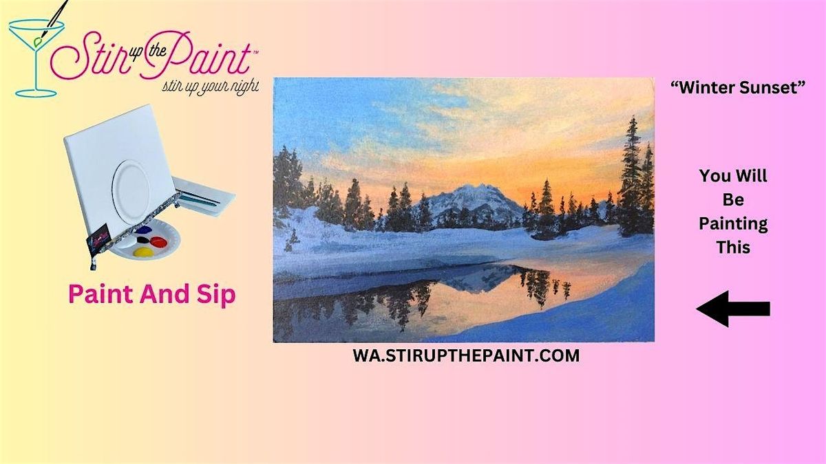 Seattle Paint and Sip, Paint Party, Paint Night  With Stir Up The Paint