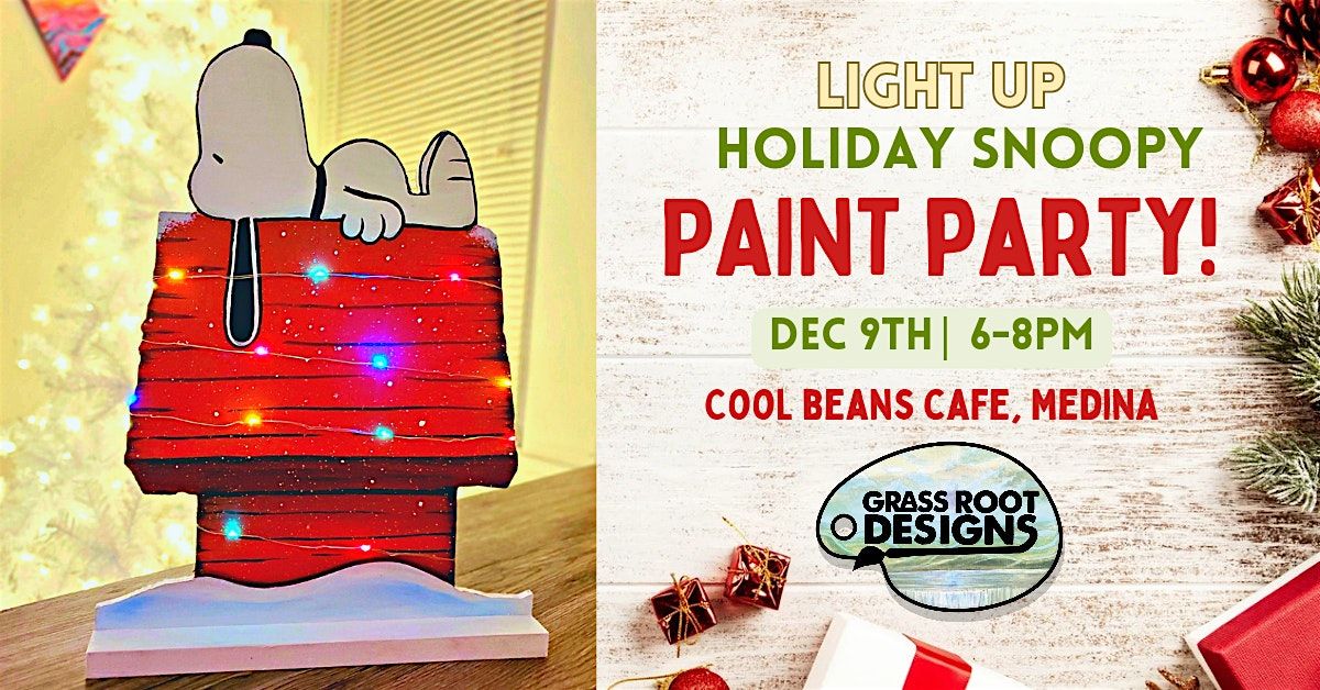 Holiday Light Up Snoopy | Cool Beans Cafe