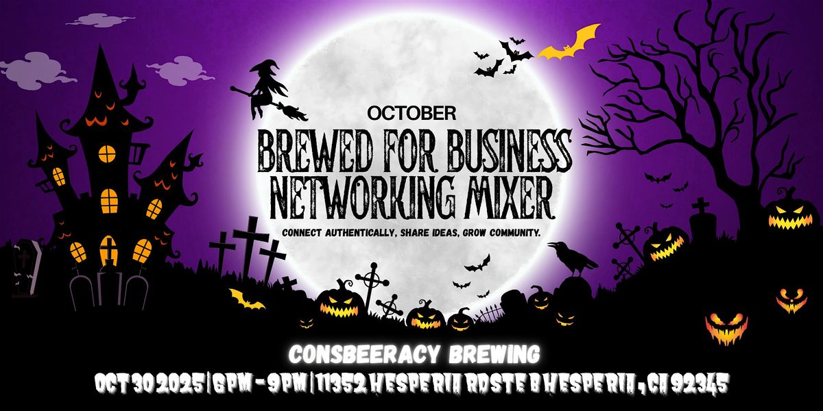 Brewed for Business Networking Mixer